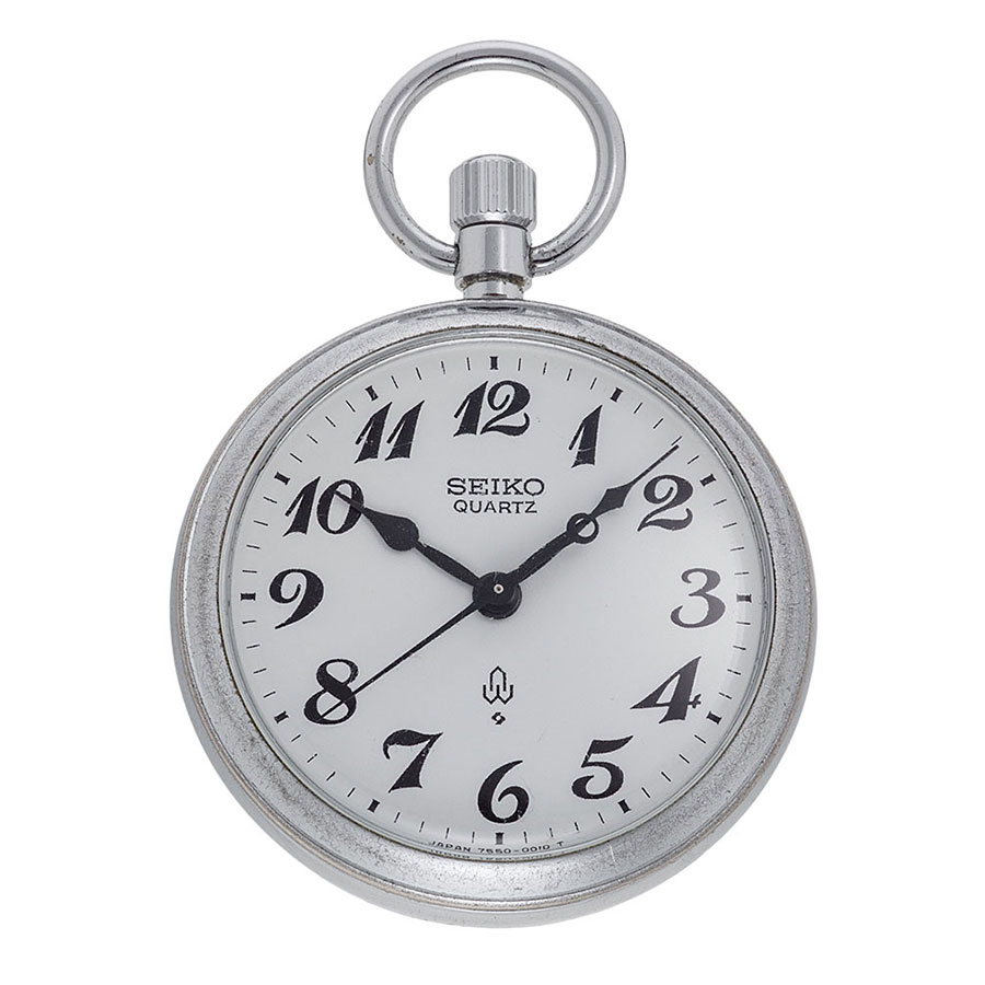 SEIKO 鉄道時計 懐中時計 クォーツ セイコー 7550-0010 腕時計(アナログ)
