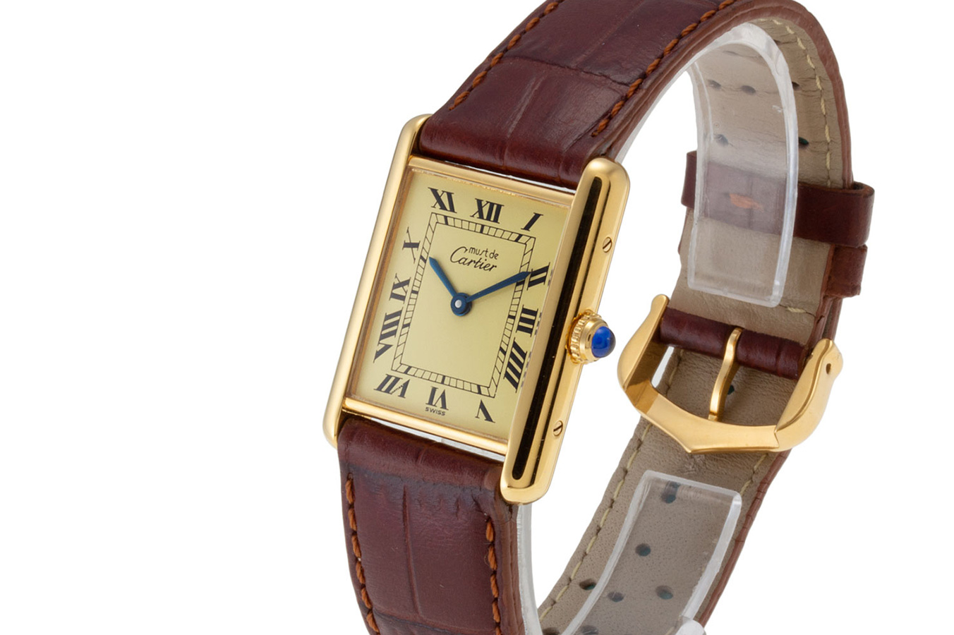 カルティエ CARTIER W1002753 マストタンクLM クォーツ ボーイズ _651797【ev10】