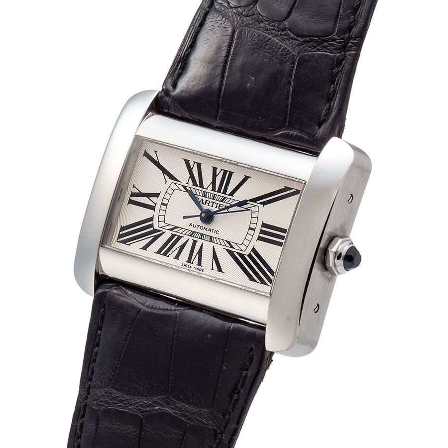 カルティエ CARTIER W6300755 タンクディバンLM 自動巻き メンズ ...