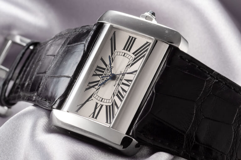 カルティエ CARTIER W6300755 タンクディバンLM 自動巻き メンズ ...