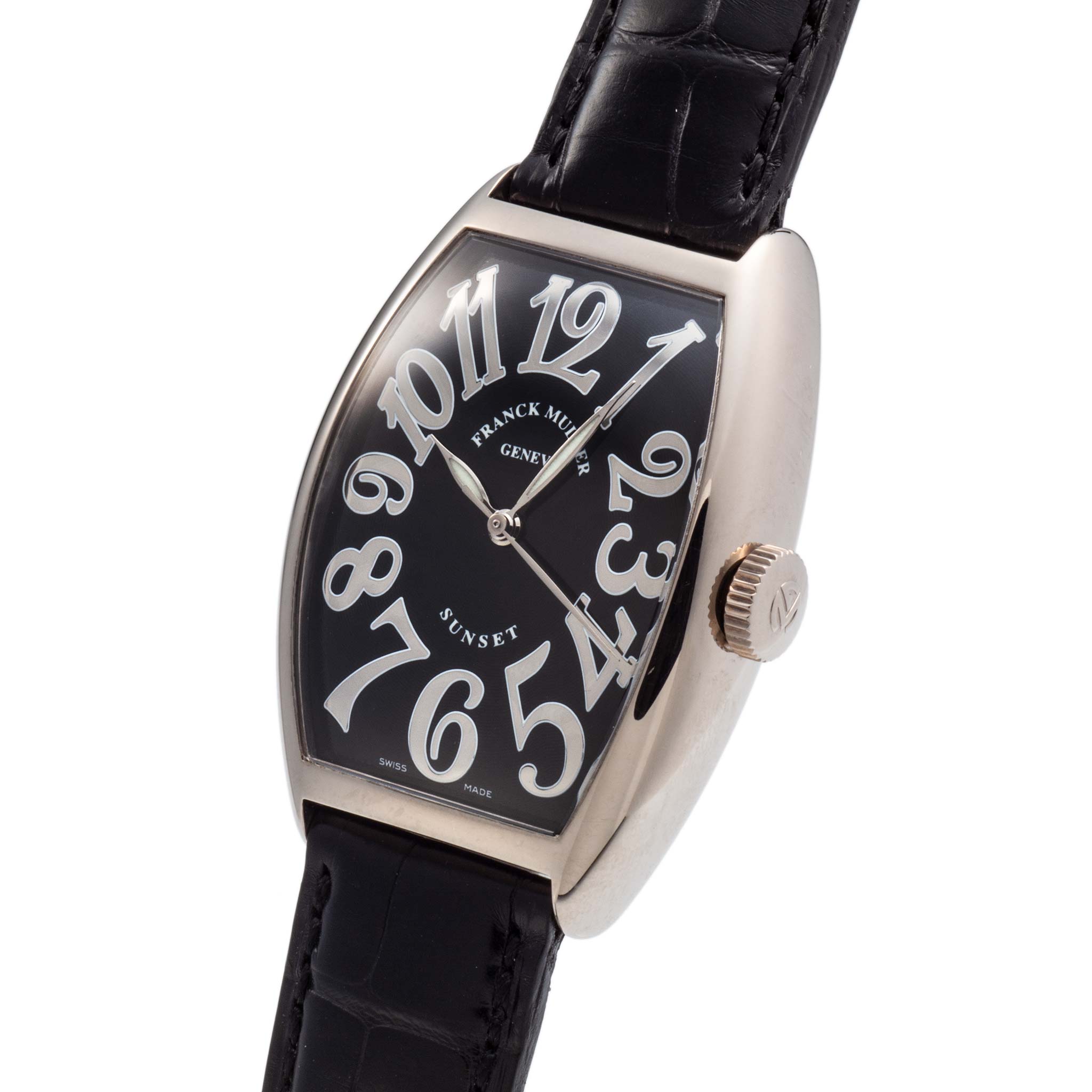 FRANCK MULLER フランクミュラー トノーカーベックス ハバナ 7880 B SC DT HV デイト 茶 ライト ブラウン SS ステンレス 純正ベルト 純正尾錠 メンズ 自動巻き 【6ヶ月保証】【腕時計】