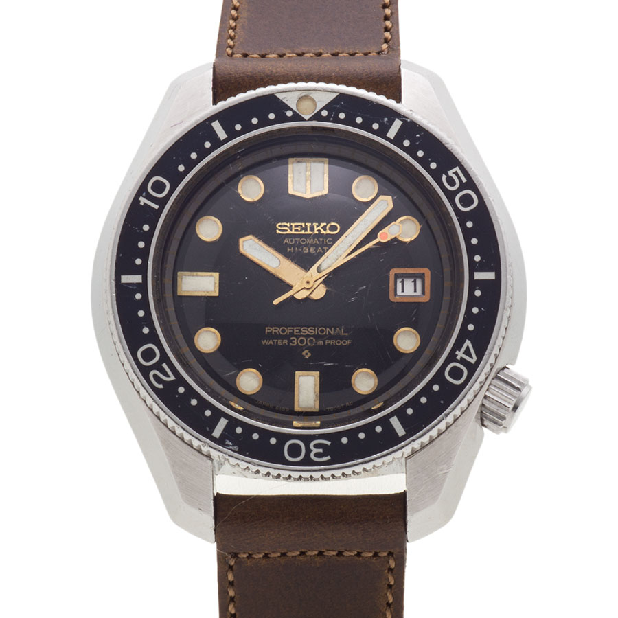 ☆訳あり【SEIKO】セイコー プロフェッショナル ダイバー 300ｍ 6159-7001 デイト 自動巻き メンズ 【2210】【ev20】