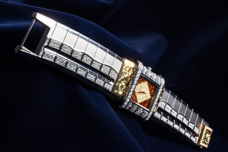 セイコー クレドール 刀 GAKG029 ダイヤモンド ホワイトゴールド 腕時計