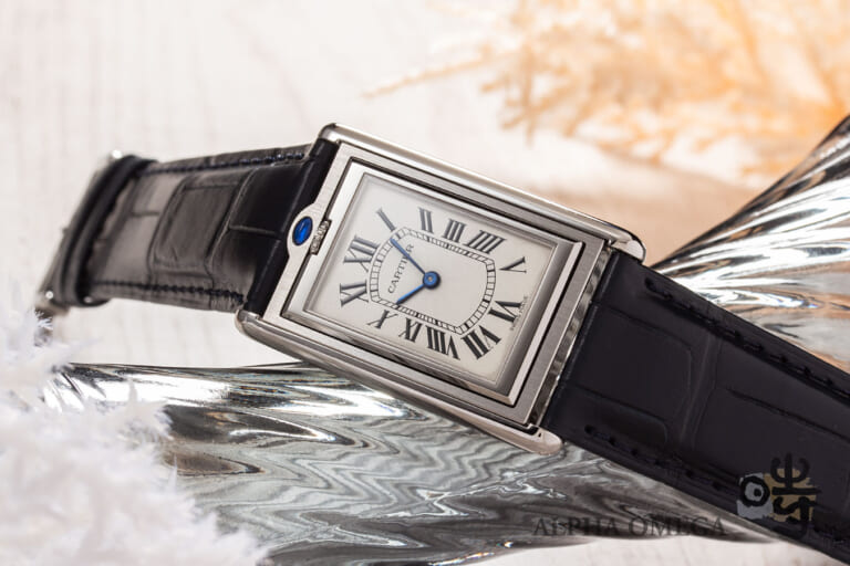 カルティエ CARTIER W1011358 タンクバスキュラント 手巻き メンズ メーカーOH済_702687