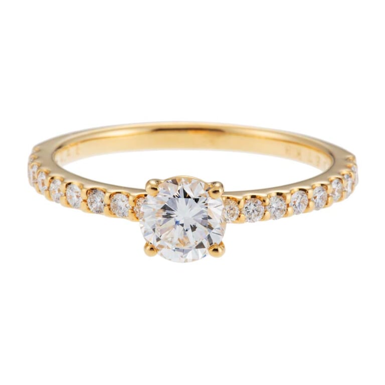 ノーブランド ソリテールダイヤモンドリング YG