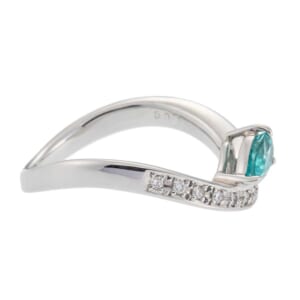 ノーブランド マーキースカットパライバトルマリンリング PT900