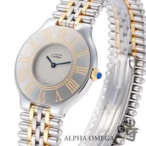 カルティエ マスト21 ヴァンティアン LM Ref.W10072F4 メッキ(SS/YGP) 2000年代 メンズ 腕時計