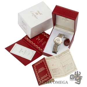 カルティエ マスト21 ヴァンティアン LM Ref.W10072F4 メッキ(SS/YGP) 2000年代 メンズ 腕時計