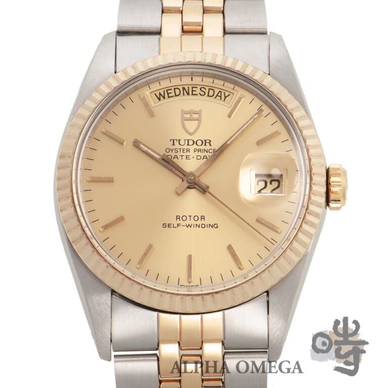 チューダー/チュードル オイスタープリンス デイトデイ Ref.94613 コンビ(SS/YG/YGP) 1992年 ヴィンテージ メンズ 腕時計