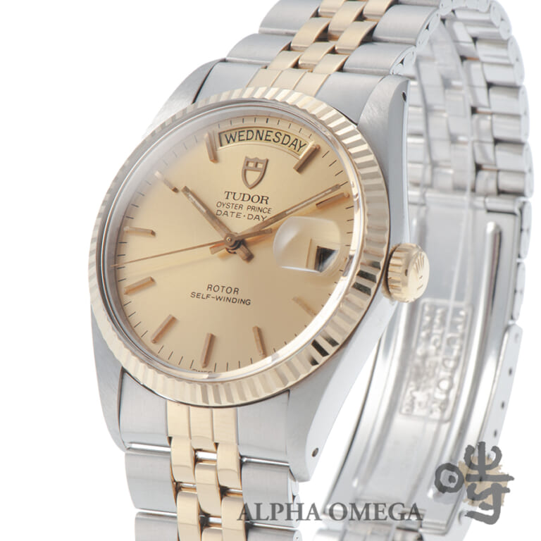 チューダー/チュードル オイスタープリンス デイトデイ Ref.94613 コンビ(SS/YG/YGP) 1992年 ヴィンテージ メンズ 腕時計
