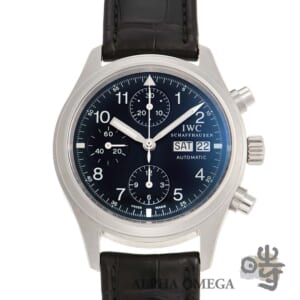 IWC インターナショナル ウォッチ カンパニー メカニカル フリーガー クロノグラフ Ref.3706-003/IW370603 SS ブラック 2000年代 ヴィンテージ メンズ 腕時計