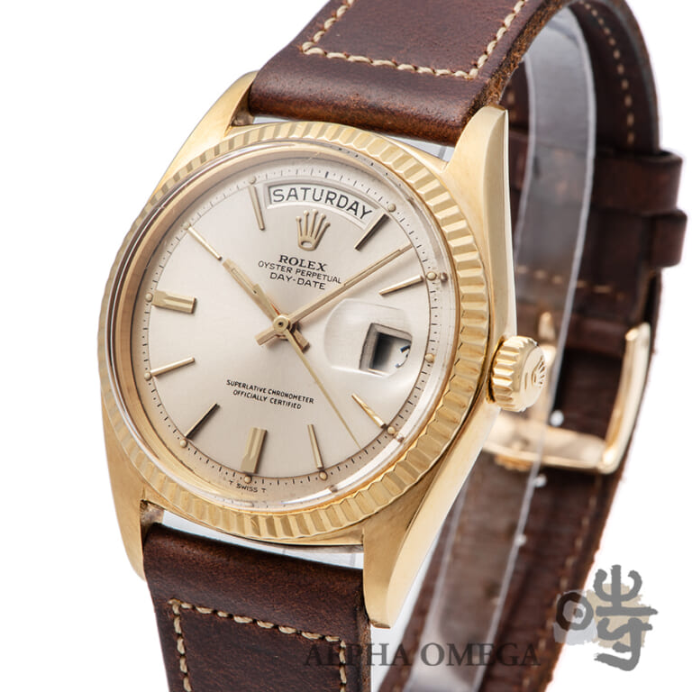 ロレックス デイデイト Ref.1803 ゴールド(YG) 変型ドアストップ 1964/1963年 100番 ヴィンテージ メンズ 腕時計