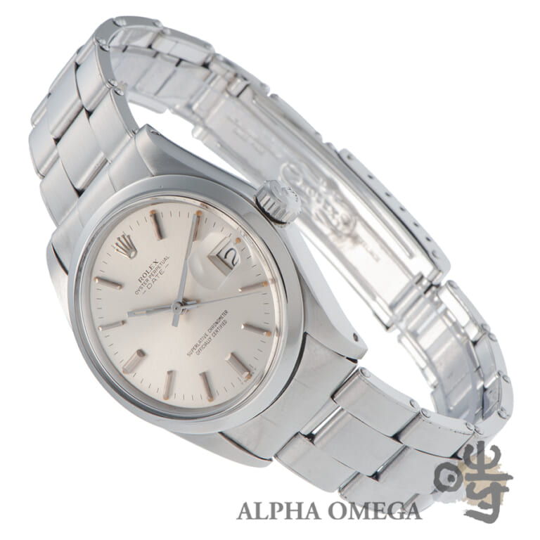 ロレックス オイスターパーペチュアル デイト Ref.1500 スチール(SS) 1968/1970年 249番 ヴィンテージ メンズ 腕時計