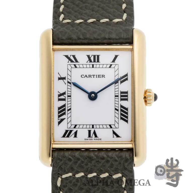 カルティエ タンクルイカルティエ クォーツ LM Ref.88105 ゴールド(YG) 1980年代 ファクトリー文字盤 ヴィンテージ メンズ 腕時計