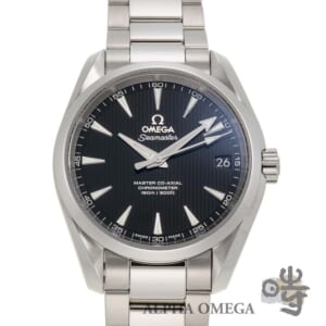 オメガ シーマスターアクアテラマスターコーアクシャル ブラック Ref.231.10.39.21.01.002 スチール(SS) 2014年 メンズ 腕時計
