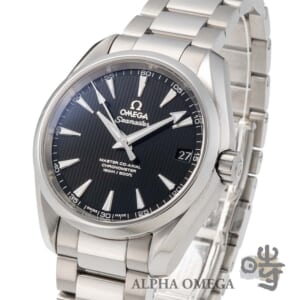 オメガ シーマスターアクアテラマスターコーアクシャル ブラック Ref.231.10.39.21.01.002 スチール(SS) 2014年 メンズ 腕時計