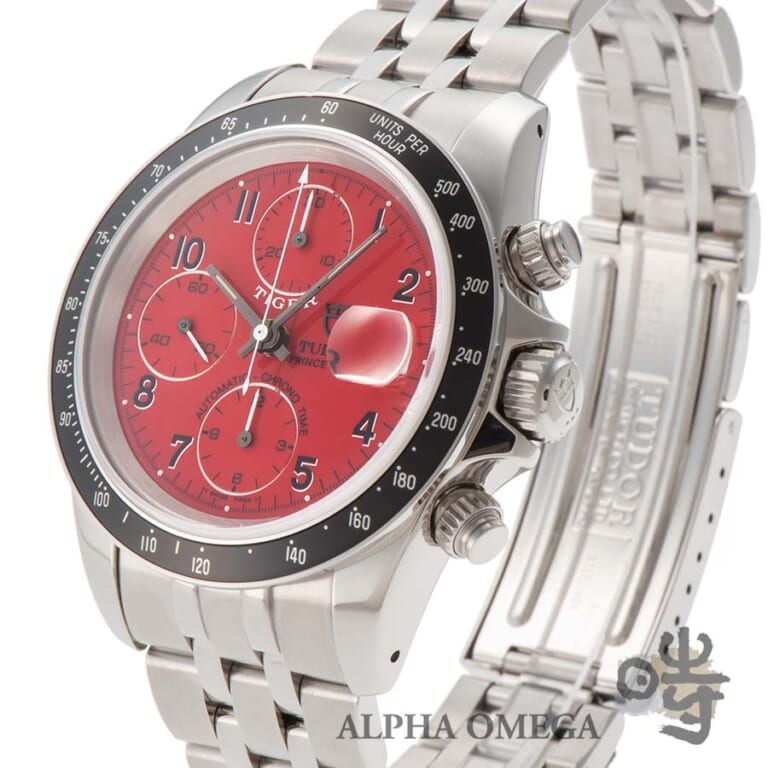 チューダー/チュードル クロノタイム タイガー レッド Ref.79260 スチール(SS) 1999年 ヴィンテージ メンズ 腕時計