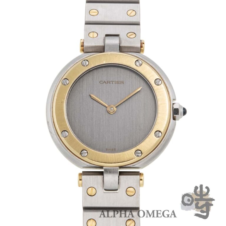 カルティエ サントス カレ ヴァンドーム Ref.81913 コンビ(SS/YG) 1980年代 ヴィンテージ レディース 腕時計