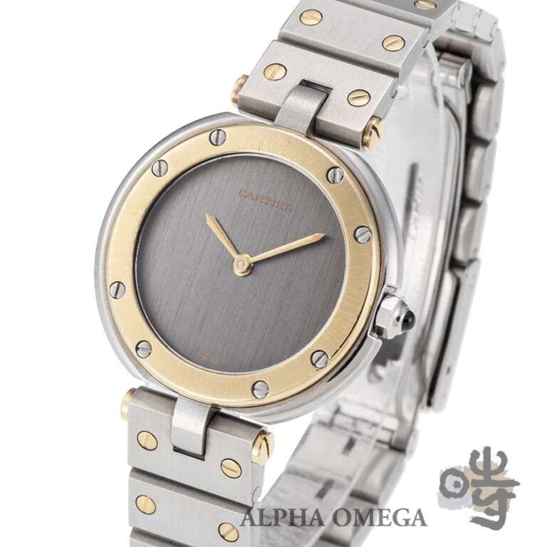 カルティエ サントス カレ ヴァンドーム Ref.81913 コンビ(SS/YG) 1980年代 ヴィンテージ レディース 腕時計