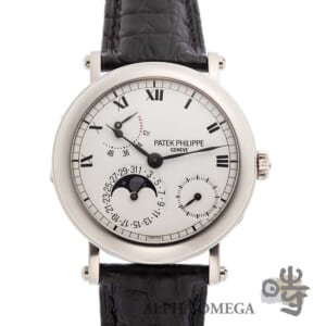 パテック フィリップ カラトラバ オフィサー プチコンプリケーション Ref.5054G-001 ゴールド(WG) 2003年 メンズ 腕時計