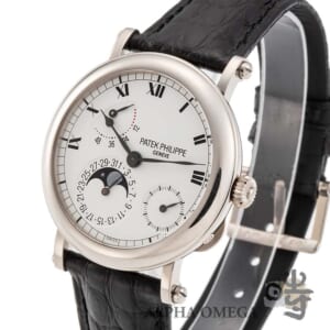 パテック フィリップ カラトラバ オフィサー プチコンプリケーション Ref.5054G-001 ゴールド(WG) 2003年 メンズ 腕時計