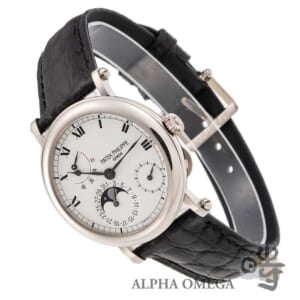 パテック フィリップ カラトラバ オフィサー プチコンプリケーション Ref.5054G-001 ゴールド(WG) 2003年 メンズ 腕時計