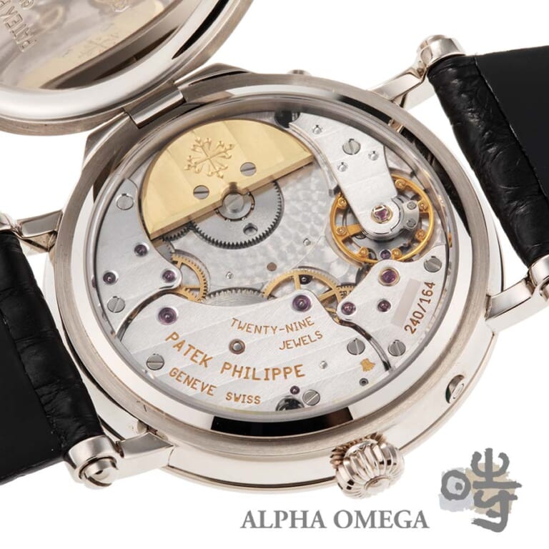 パテック フィリップ カラトラバ オフィサー プチコンプリケーション Ref.5054G-001 ゴールド(WG) 2003年 メンズ 腕時計