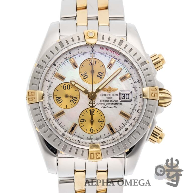ブライトリング クロノマット エボリューション ビコロ シェル Ref.B13356 コンビ(SS/YG) 2000年代 メンズ 腕時計