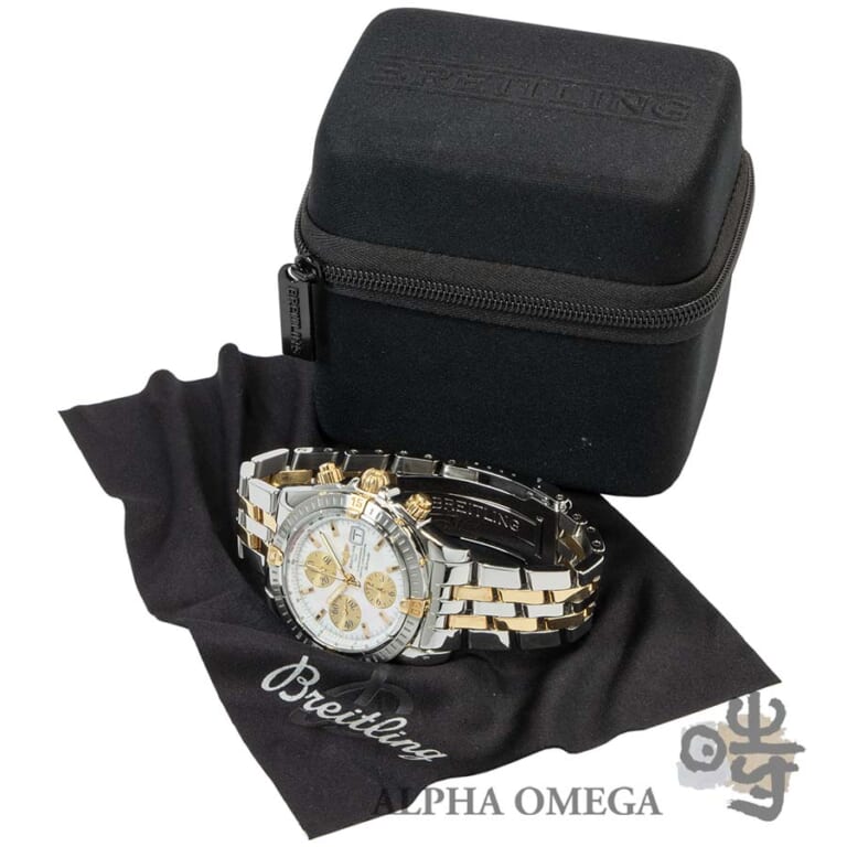 ブライトリング クロノマット エボリューション ビコロ シェル Ref.B13356 コンビ(SS/YG) 2000年代 メンズ 腕時計