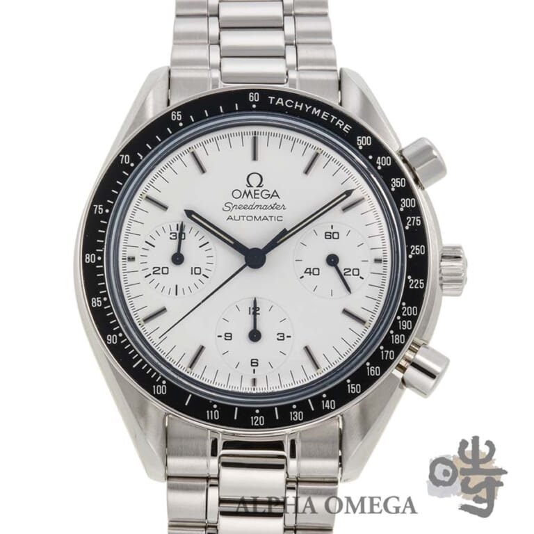 オメガ スピードマスター オートマチック/リデュースド オールホワイト 丸井限定 Ref.3510.20 1990年 メンズ 腕時計
