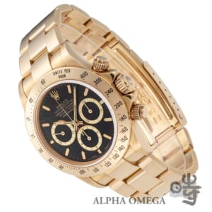 ロレックス コスモグラフ デイトナ マーク3 黒文字盤 Ref.16528 1991年 N番 シングルバックル/トリチウム/逆6/フレア ヴィンテージ メンズ 腕時計