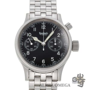 ハンハルト ワンプッシュクロノグラフ Ref.141.705.010 スチール(SS) 2004年 メンズ 腕時計