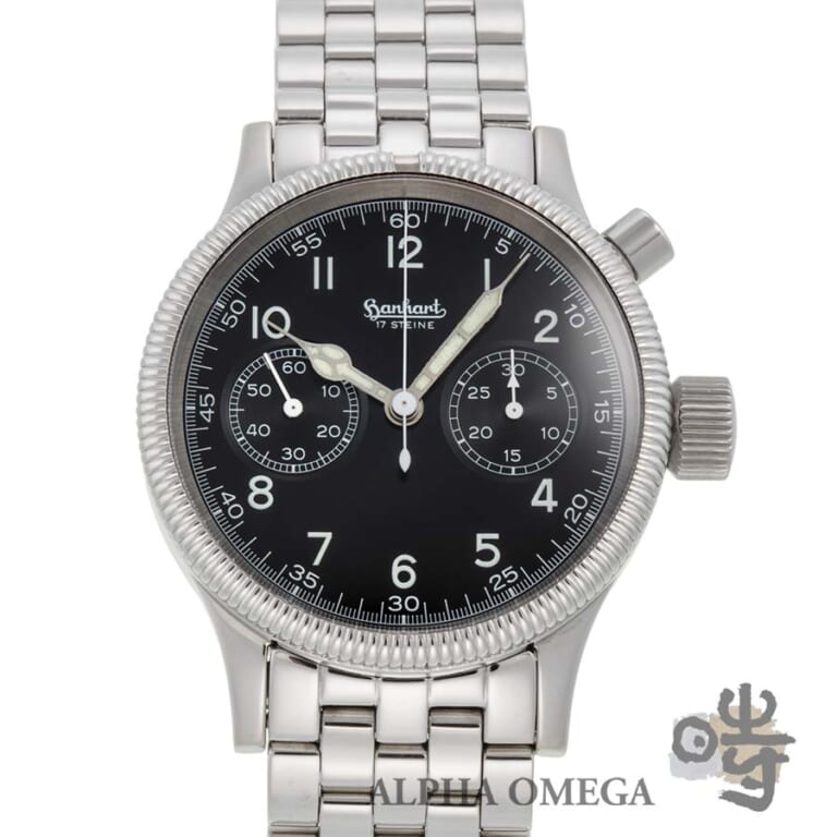 ハンハルト ワンプッシュクロノグラフ Ref.141.705.010 スチール(SS) 2004年 メンズ 腕時計