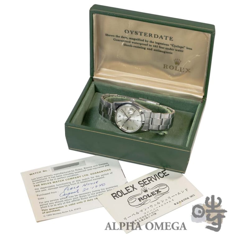 ロレックス オイスターデイト Ref.6694 スチール(SS) 1967/1970年 224番 ヴィンテージ メンズ 腕時計