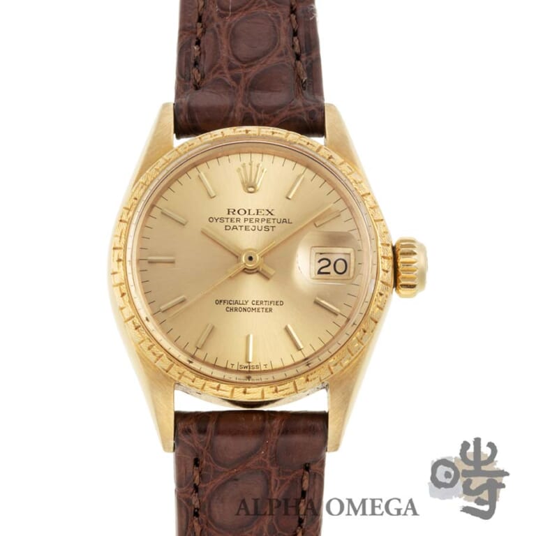 ロレックス デイトジャスト Ref.6702 1967/1970年 238番 リネン ヴィンテージ レディース 腕時計