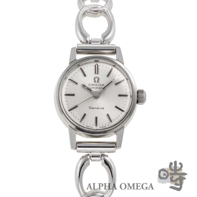 オメガ シーマスター ジュネーブ EPSAケース Ref.565.002 スチール(SS) ヴィンテージ国産ブレスレット 1966年 246番 ヴィンテージ レディース 腕時計