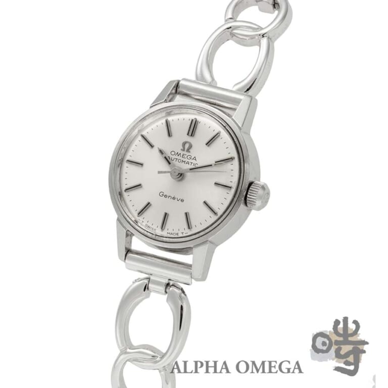 オメガ シーマスター ジュネーブ EPSAケース Ref.565.002 スチール(SS) ヴィンテージ国産ブレスレット 1966年 246番 ヴィンテージ レディース 腕時計