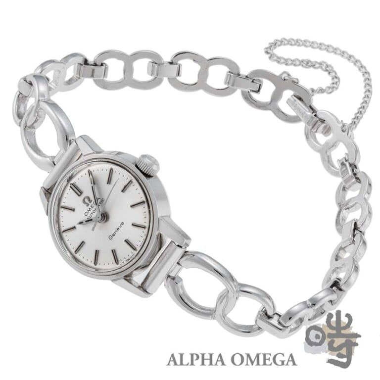 オメガ シーマスター ジュネーブ EPSAケース Ref.565.002 スチール(SS) ヴィンテージ国産ブレスレット 1966年 246番 ヴィンテージ レディース 腕時計