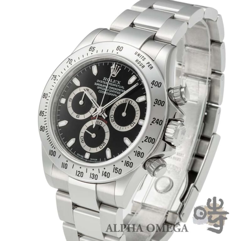 ロレックス コスモグラフ デイトナ Ref.116520 スチール(SS) ブラック 2004年 F番 細針 メンズ 腕時計