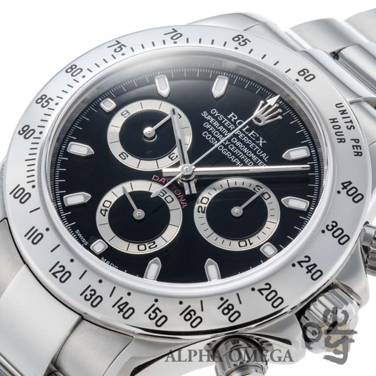 ロレックス コスモグラフ デイトナ Ref.116520 スチール(SS) ブラック 2004年 F番 細針 メンズ 腕時計