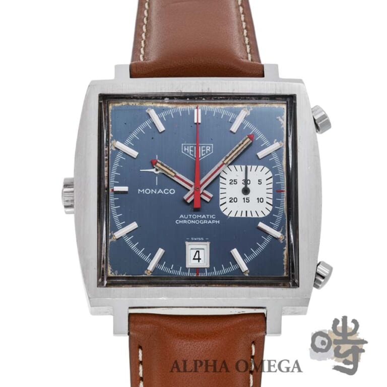 タグ ホイヤー モナコ ブルー Ref.1533B 1970年代 ヴィンテージ メンズ 腕時計