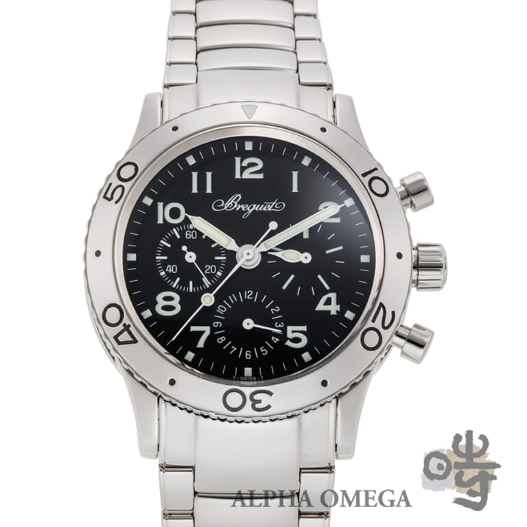 ブレゲ タイプXX アエロナバル ブレスレット Ref.3800ST/92/SW9 2005年トリチウム ヴィンテージ メンズ 腕時計