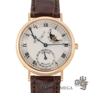 ブレゲ クラシック パワーリザーブ ムーンフェイズ Ref.3137BR/11/986 1990年代 彫金ムーブメント ヴィンテージ メンズ 腕時計