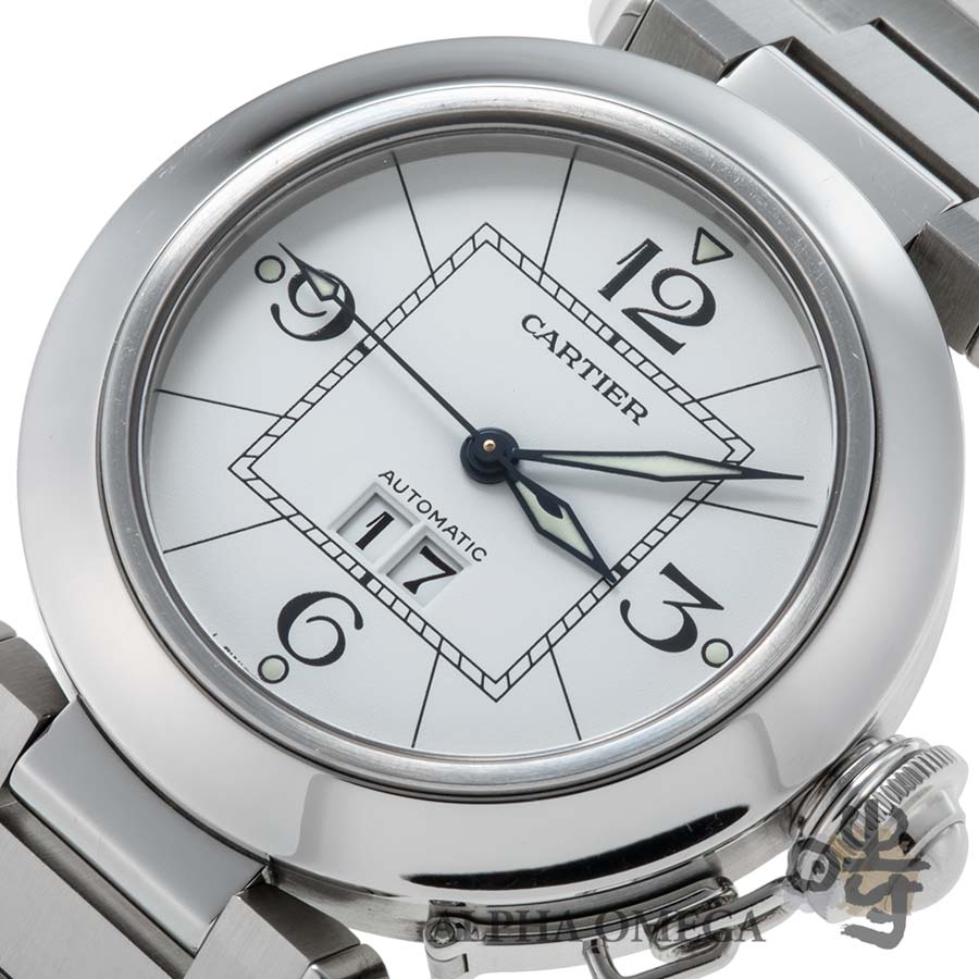カルティエ パシャC ビックデイト W31055M7 | アルファオメガ [ID p084]