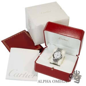 カルティエ パシャC ビックデイト Ref.W31055M7 スチール(SS) 2000年代 メンズ 腕時計