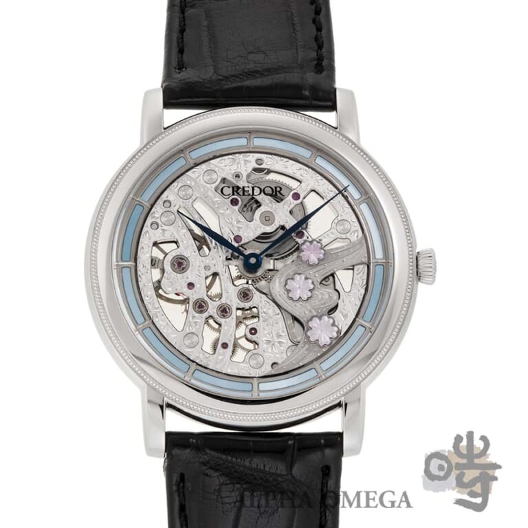 セイコー クレドール シグノ メカニカル スケルトン Ref.GBBD965/6899-00H0 2014年 40周年記念40個限定 メンズ 腕時計