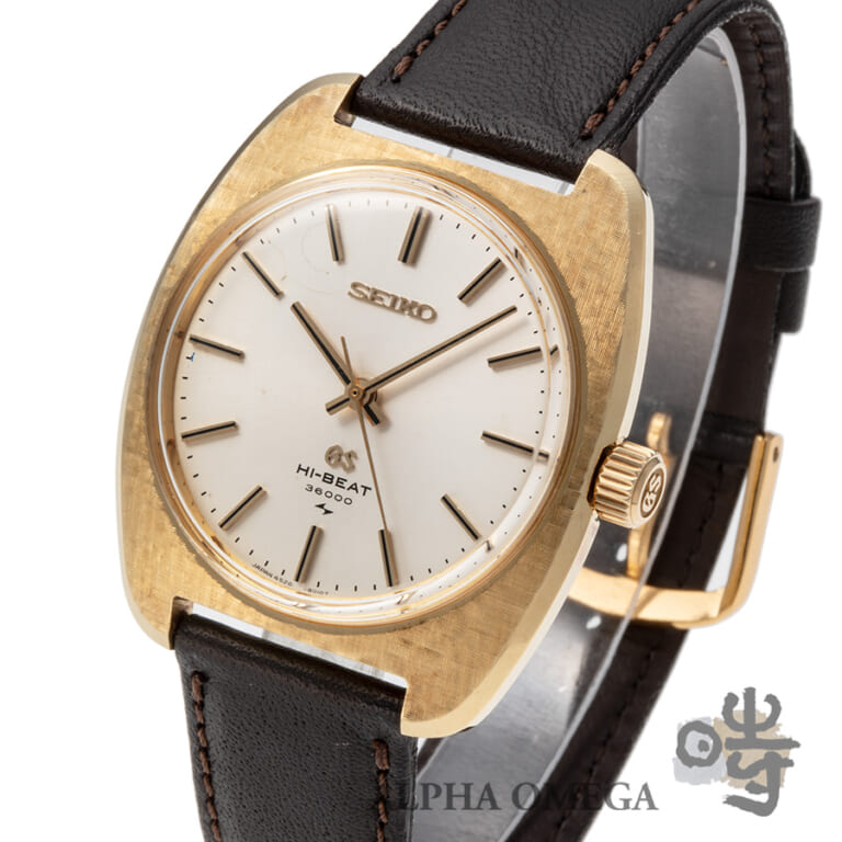グランドセイコー 45GS 座布団 Ref.4520-8010 ゴールド(YG) 1970年12月 ヴィンテージ メンズ 腕時計