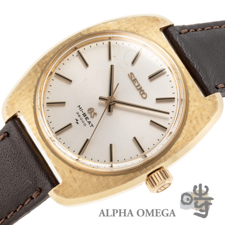 グランドセイコー 45GS 座布団 Ref.4520-8010 ゴールド(YG) 1970年12月 ヴィンテージ メンズ 腕時計