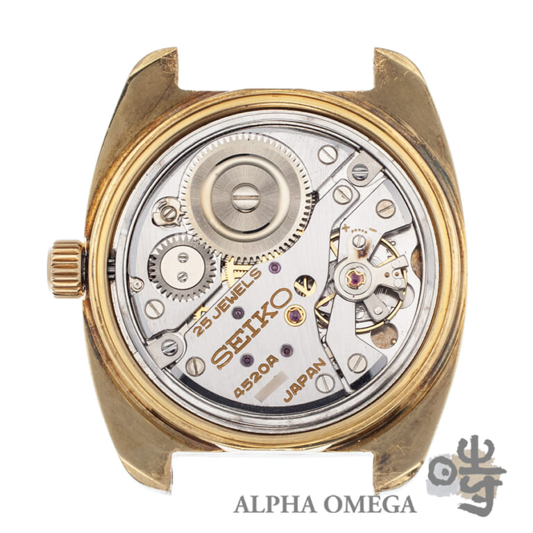 グランドセイコー 45GS 座布団 Ref.4520-8010 ゴールド(YG) 1970年12月 ヴィンテージ メンズ 腕時計
