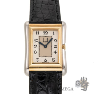 ダンヒル センテナリー フレアードケース ゴールド(YG/WG) 1980年代 250個限定 メンズ 腕時計